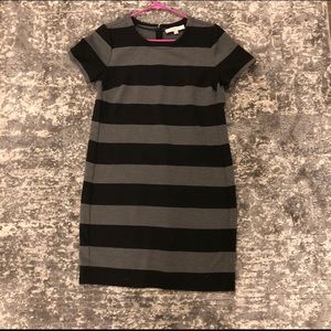 Dark blue and gray Loft dress